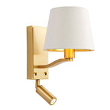 Harvey 1-Light Wall Light & Spotlight Gold - Comet Lighting