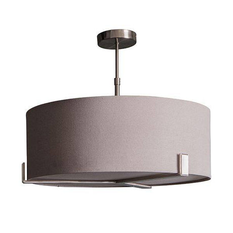 Hayfield 3-Light Pendant Ceiling Light Slate Grey Shade - Comet Lighting