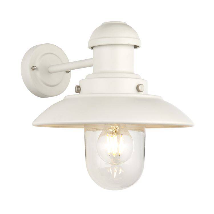 Hereford Outdoor Wall Light B White - Comet Lighting