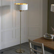 Highclere 3Lt Floor Lamp Antique Brass - Comet Lighting