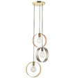 Hoop 3-Light Pendant Ceiling Light - Comet Lighting