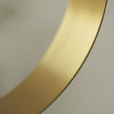 Hoop 3Lt Semi-Flush Ceiling Light Brushed Brass/Copper/Nickel - Comet Lighting