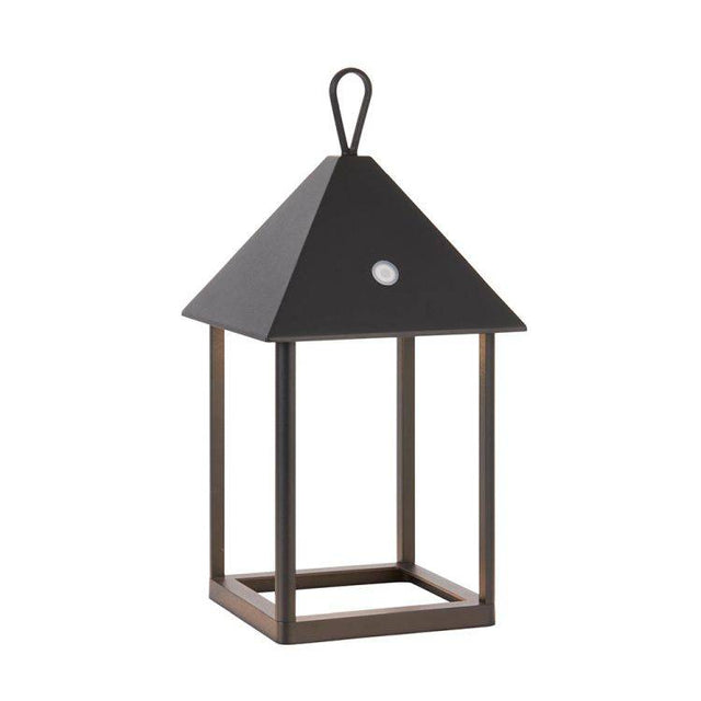 Hoot Medium Touch Lantern Matt Black - Comet Lighting