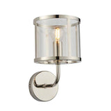 Hopton Wall Light Bright Nickel - Comet Lighting