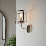 Hopton Wall Light Bright Nickel - Comet Lighting