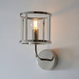 Hopton Wall Light Bright Nickel - Comet Lighting