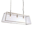 Hurst 3-Light Ceiling Pendant Nickel - Comet Lighting