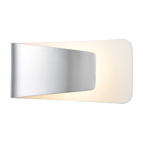 Jenkins 1-Light Wall Light Aluminium - Comet Lighting