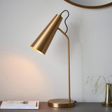 Karna New Task Table Lamp Antique Brass - Comet Lighting