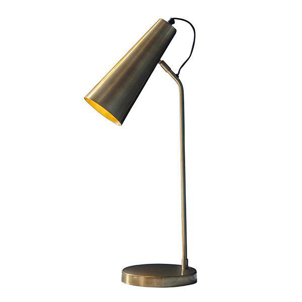 Karna Task Table Lamp Antique Brass - Comet Lighting