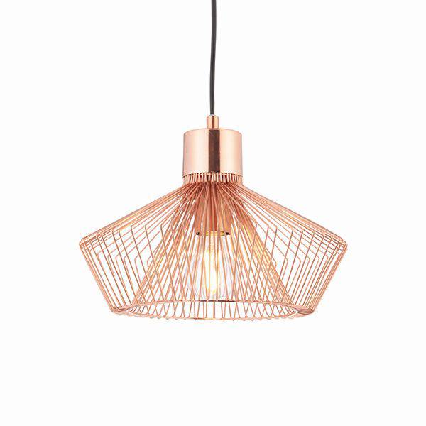 Kimberley 1-Light Pendant Ceiling Light Copper - Comet Lighting