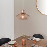 Kimberley 1-Light Pendant Ceiling Light Copper - Comet Lighting