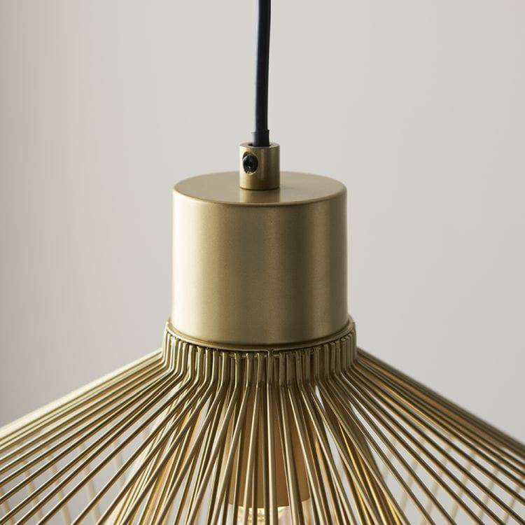 Kimberley Pendant Ceiling Light Gold - Comet Lighting