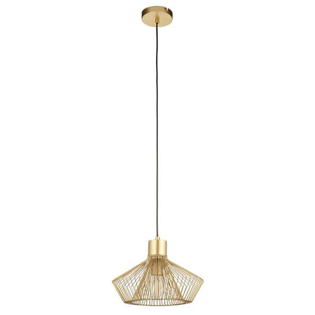 Kimberley Pendant Ceiling Light Gold - Comet Lighting