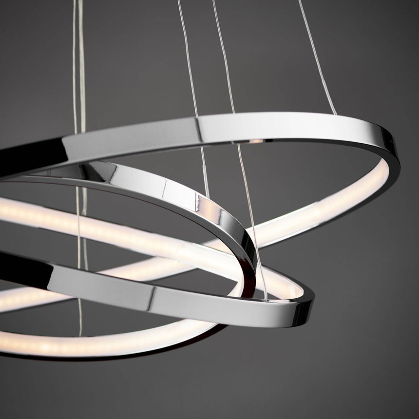 Kline 3 Ring Pendant Ceiling Light - Comet Lighting