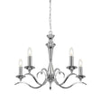 Kora 5-Light Pendant Ceiling Light Chrome - Comet Lighting