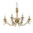 Kora 8-Light Pendant Ceiling Light Antique Brass - Comet Lighting