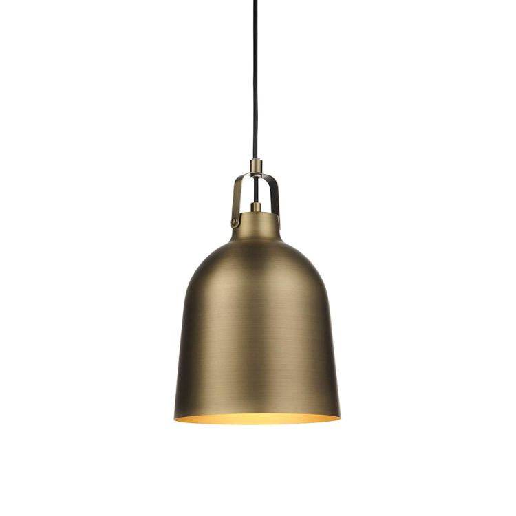 Lazenby Pendant Ceiling Light Antique Brass - Comet Lighting