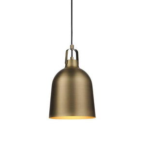 Lazenby Pendant Ceiling Light Antique Brass - Comet Lighting