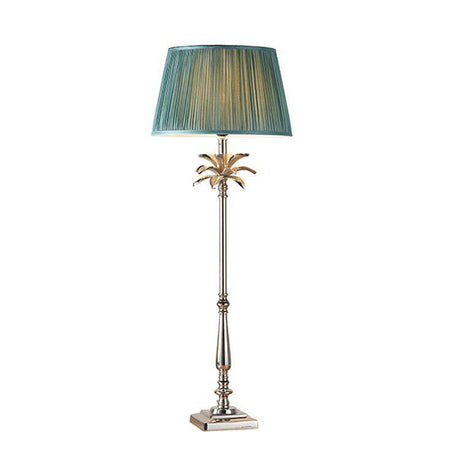 Leaf Tall Table Lamp & Freya Fir Shade - Comet Lighting