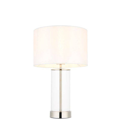 Lessina Small Touch Table Lamp Bright Nickel - Comet Lighting