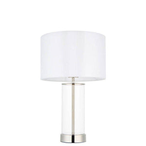 Lessina Small Touch Table Lamp Bright Nickel - Comet Lighting