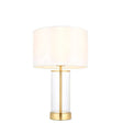 Lessina Small Touch Table Lamp Satin Brass - Comet Lighting