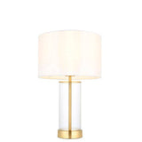 Lessina Small Touch Table Lamp Satin Brass - Comet Lighting