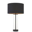 Lessina Touch Table Lamp Matt Black - Comet Lighting