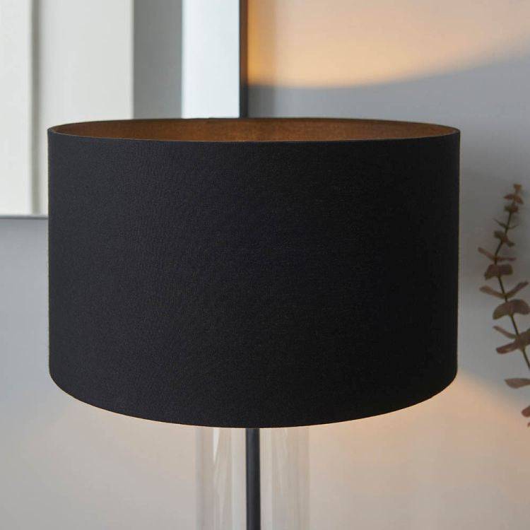 Lessina Touch Table Lamp Matt Black - Comet Lighting