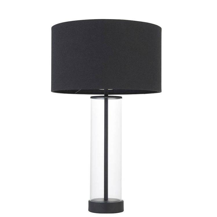 Lessina Touch Table Lamp Matt Black - Comet Lighting