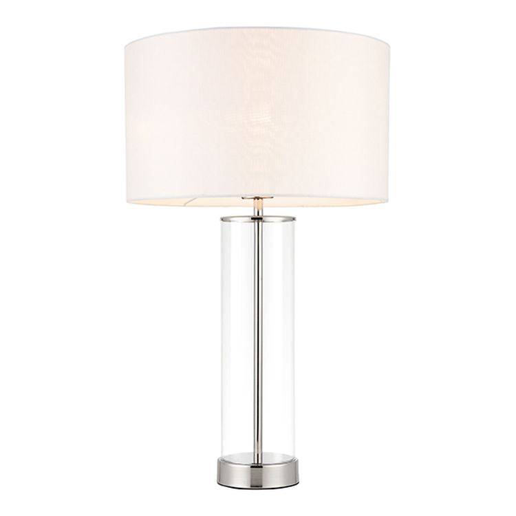 Lessina Touch Table Lamp Nickel - Comet Lighting