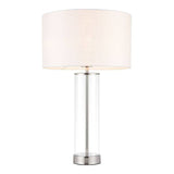 Lessina Touch Table Lamp Nickel - Comet Lighting