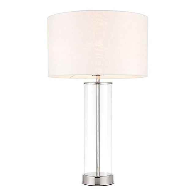 Lessina Touch Table Lamp Nickel - Comet Lighting