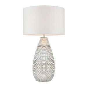 Livia Table Lamp Chrome - Comet Lighting