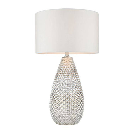 Livia Table Lamp Chrome - Comet Lighting