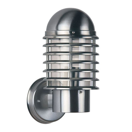 Louvre 1-Light Outdoor Wall Light Stainless Steel - Comet Lighting