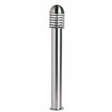 Louvre Outdoor Bollard Stainless Steel - Comet Lighting