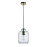 Lyra Pendant Ceiling Light Antique Brass - Comet Lighting