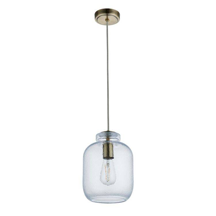 Lyra Pendant Ceiling Light Antique Brass - Comet Lighting