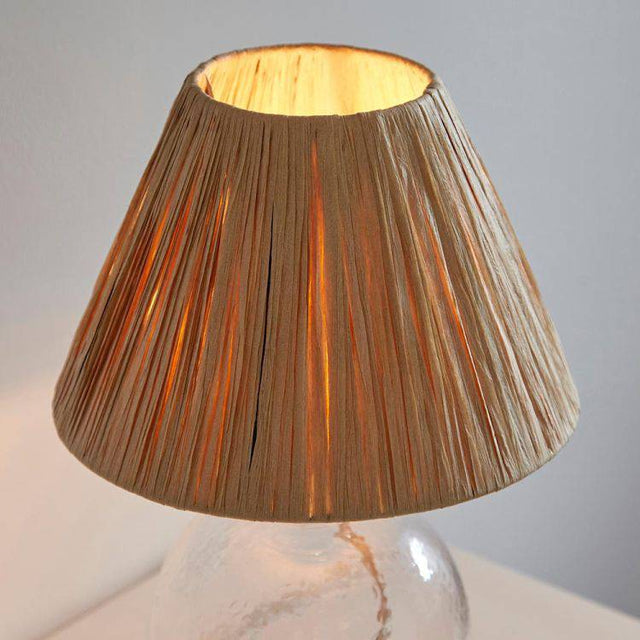 Lyra Raffia Table Lamp - Comet Lighting