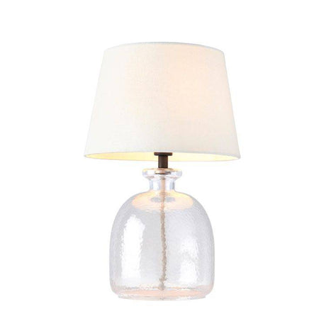 Lyra Table Lamp w/ Ivory Shade - Comet Lighting