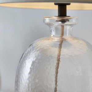 Lyra Table Lamp w/ Ivory Shade - Comet Lighting