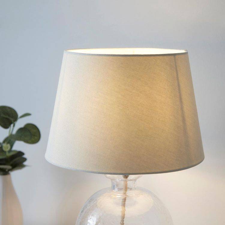 Lyra Table Lamp w/ Ivory Shade - Comet Lighting