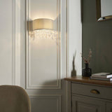 Malmesbury Wall Light Silver Grey - Comet Lighting