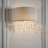 Malmesbury Wall Light Silver Grey - Comet Lighting