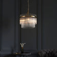 Marietta 3lt Pendant Ceiling Light Antique Brass - Comet Lighting