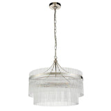 Marietta 5lt Pendant Ceiling Light Polished Nickel - Comet Lighting