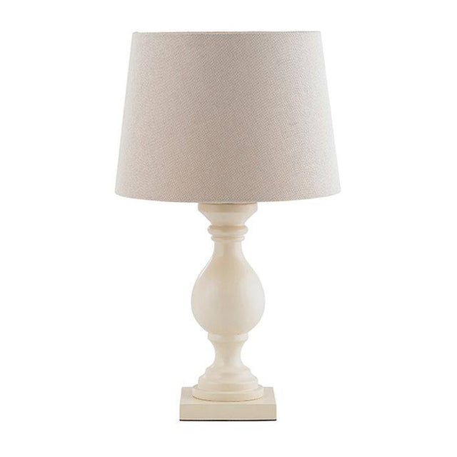 Marsham Table Lamp Ivory - Comet Lighting