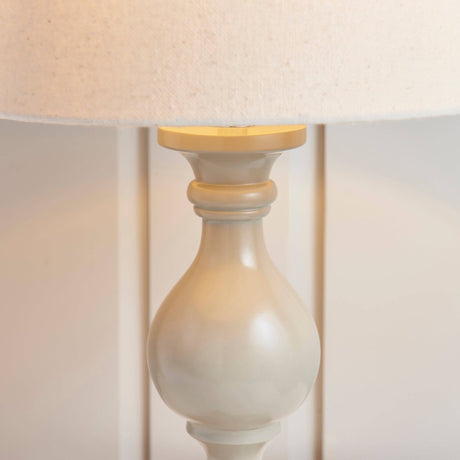 Marsham Table Lamp Taupe - Comet Lighting